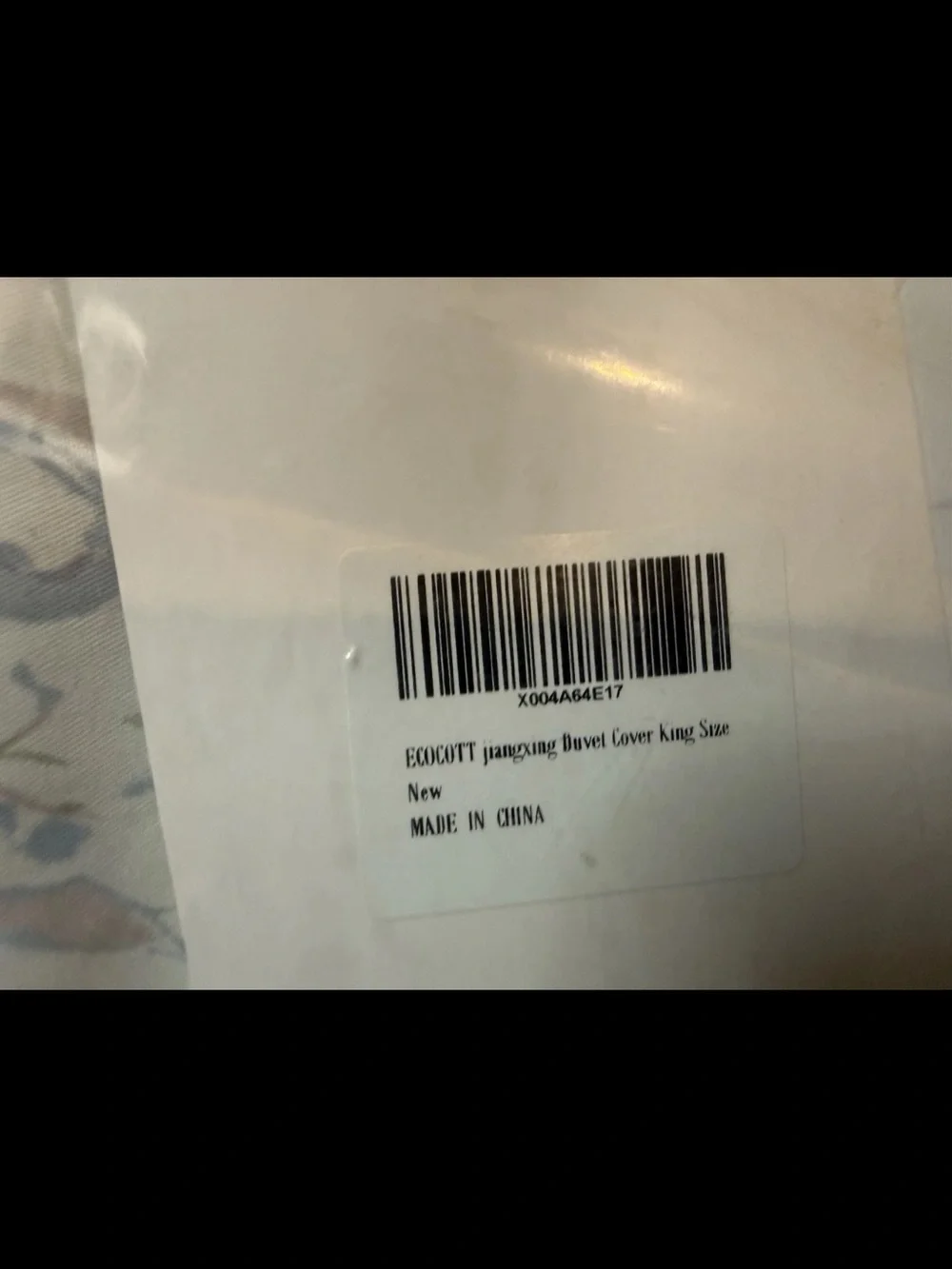 Ecocott King Size Blueberry Design Sheet Cover NEW Luxury